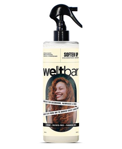 WEFTBAR Hair Care for Hair Extensions SOFTEN UP 2-In-1 Conditioner and Detangler