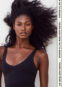 WEFTBAR Hair Extensions: woman with type 4 hair extensions